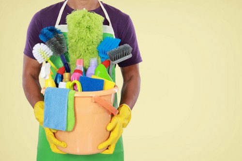Cleaner working in a Bayswater residential property