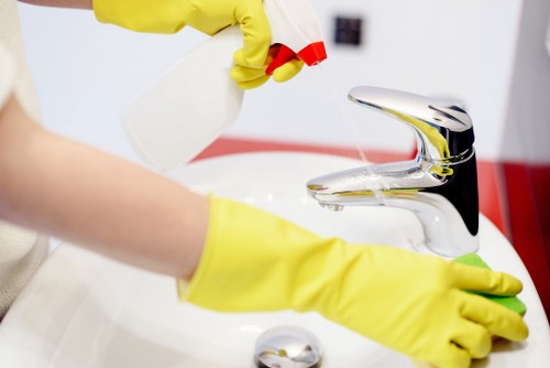 Local cleaners preparing a Bayswater rental property for handover