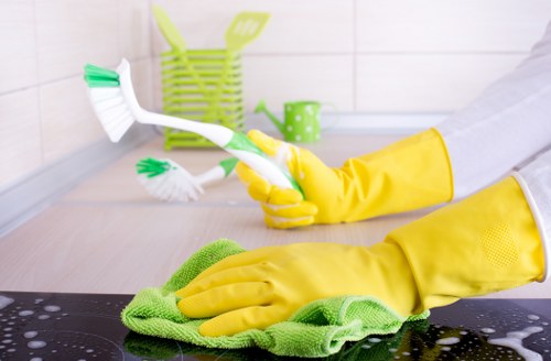 Bayswater office cleaners working after hours in a local business premises