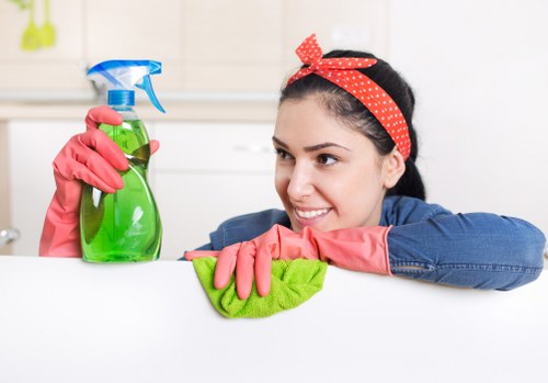 Detailed deep cleaning preparation in a Bayswater flat