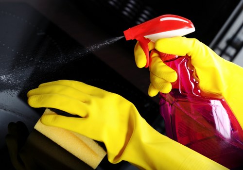 Local floor cleaning team working in a Bayswater commercial space